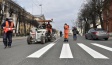 Во Владимире обновляется разметка на улицах и пешеходных переходах