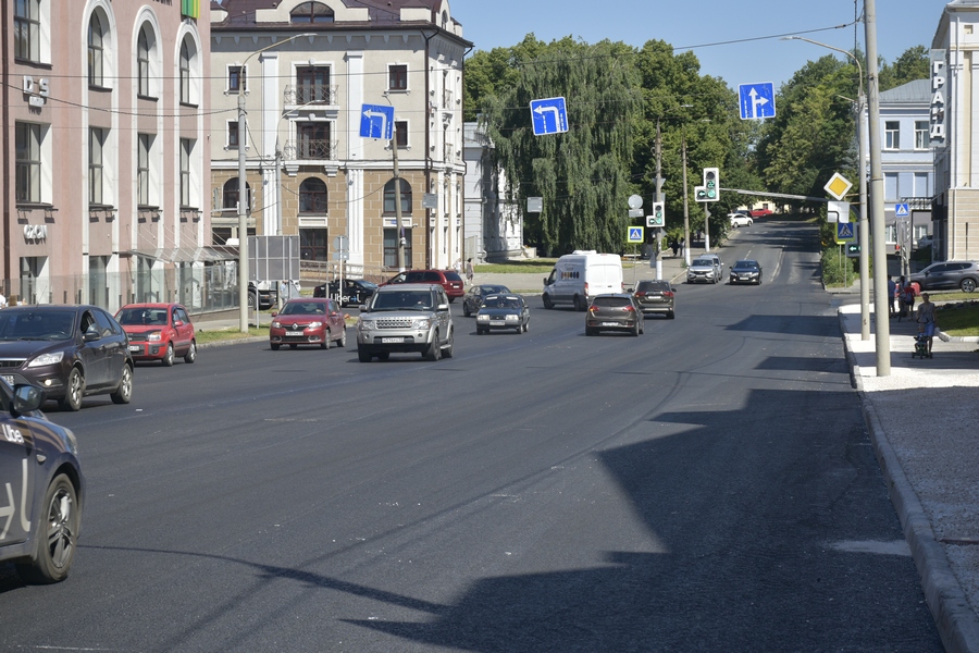 Во Владимире досрочно завершается ремонт дороги на ул. Дзержинского